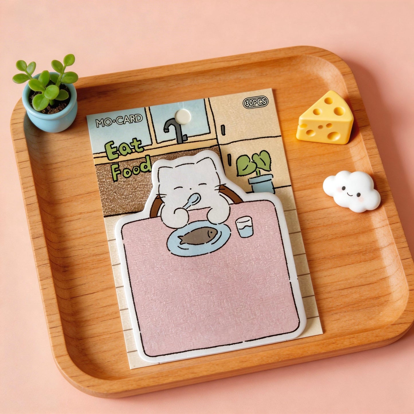 Kawaii Cat Life Sticky Notes