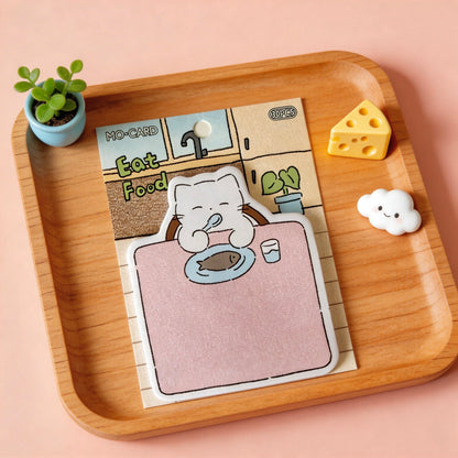 Kawaii Cat Life Sticky Notes