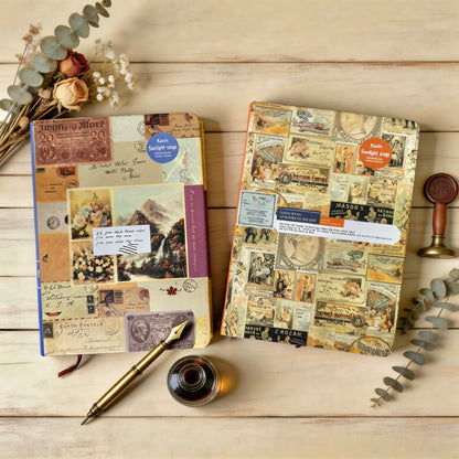 Hardcover Notebook  | Timeless Vintage European Journal