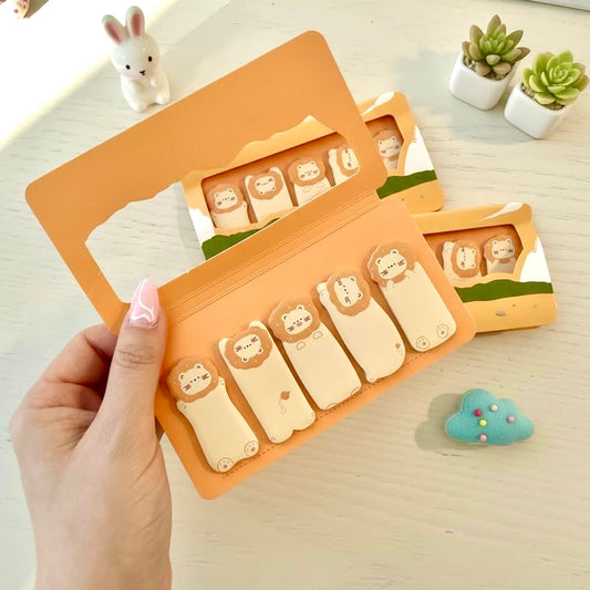 Animal Friends Index Tabs Sticky Notes Set