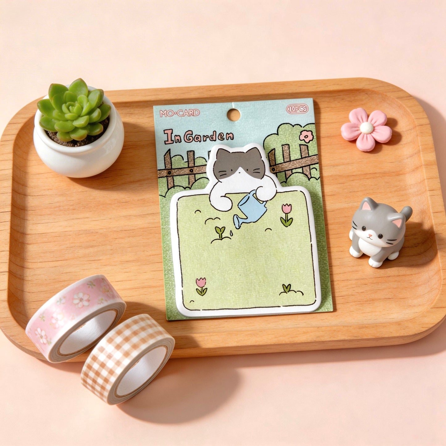 Kawaii Cat Life Sticky Notes