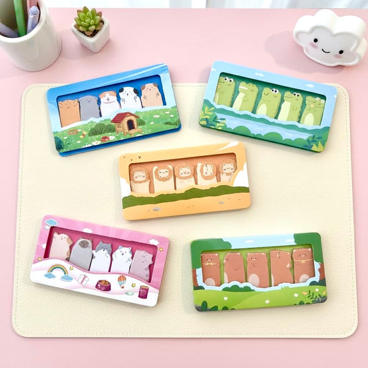 Animal Friends Index Tabs Sticky Notes Set