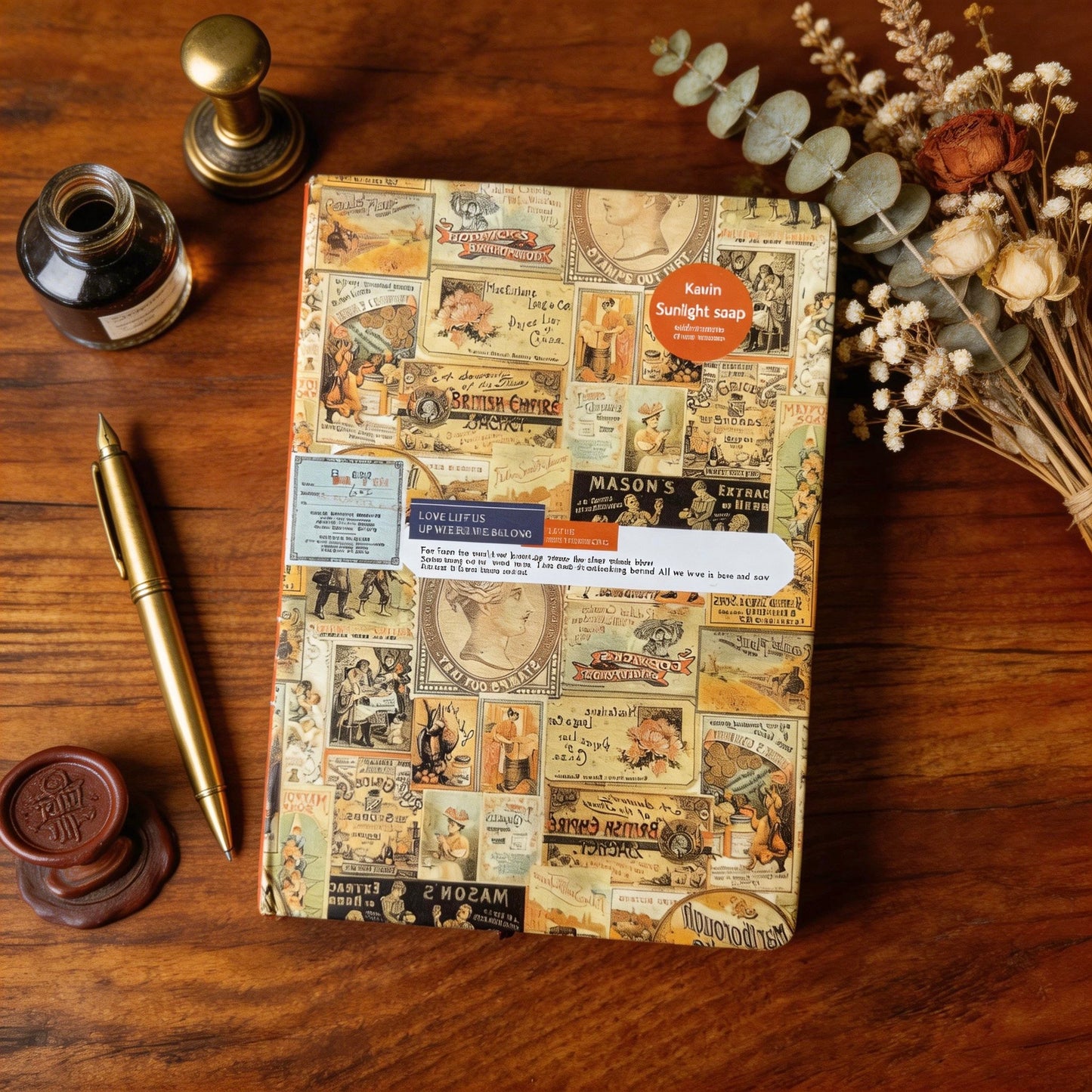 Hardcover Notebook  | Timeless Vintage European Journal