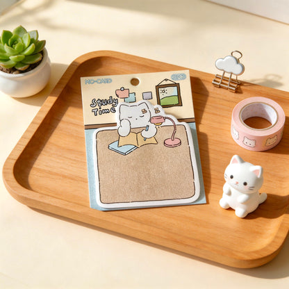 Kawaii Cat Life Sticky Notes