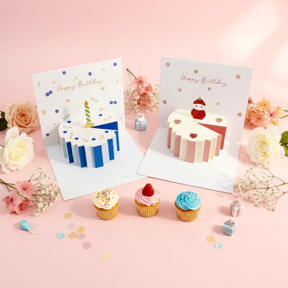 3D Pop-Up Yammy Cakes Birthday Card