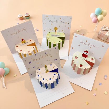 3D Pop-Up Yammy Cakes Birthday Card