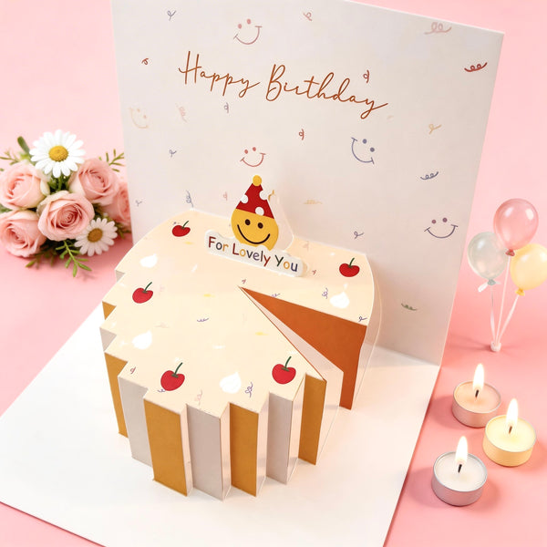 3D Pop-Up Yammy Cakes Birthday Card