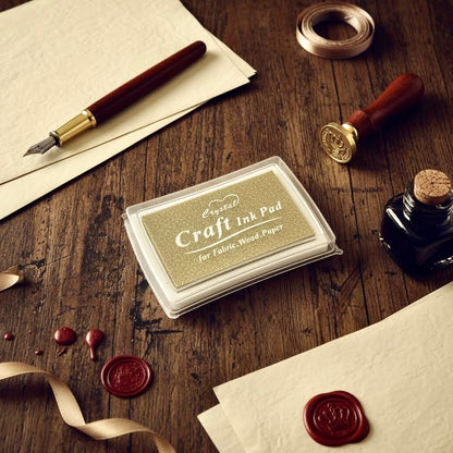 Craft Ink Pads – Large Oil-Based Pigment for Paper, Fabric and Wood