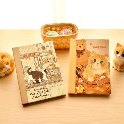 Pocket-Sized Mini Hardcover Little Meow Diary Series