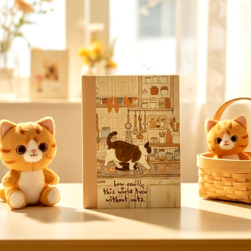Pocket-Sized Mini Hardcover Little Meow Diary Series