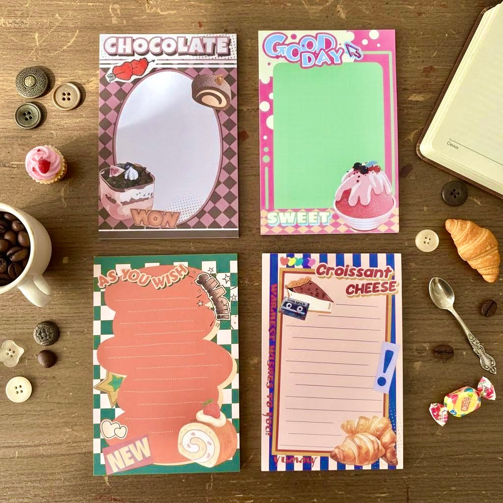 Notepads | American Retro Sweets Series | Large-A5
