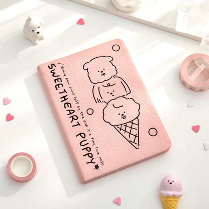 A6 | Premium Textured Cover | Sweet Puppy Series Journal Notebook