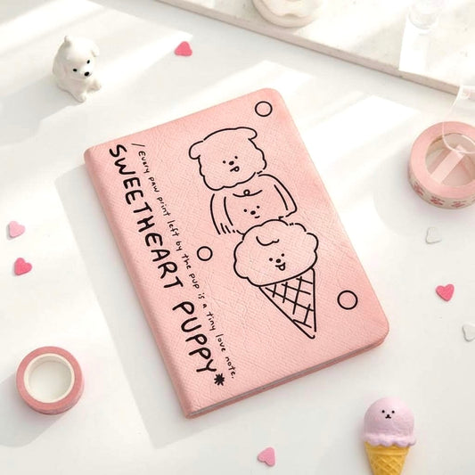 A6 | Premium Textured Cover | Sweet Puppy Series Journal Notebook