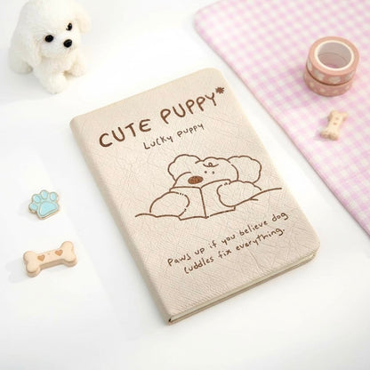 A6 | Premium Textured Cover | Sweet Puppy Series Journal Notebook