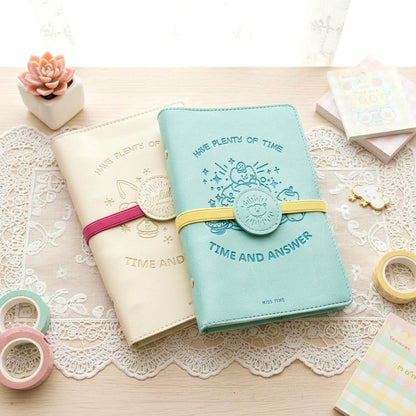 A6 | PU Leather | Mint and Lychee Fun Journal Notebook