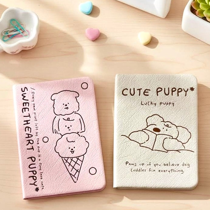 A6 | Premium Textured Cover | Sweet Puppy Series Journal Notebook