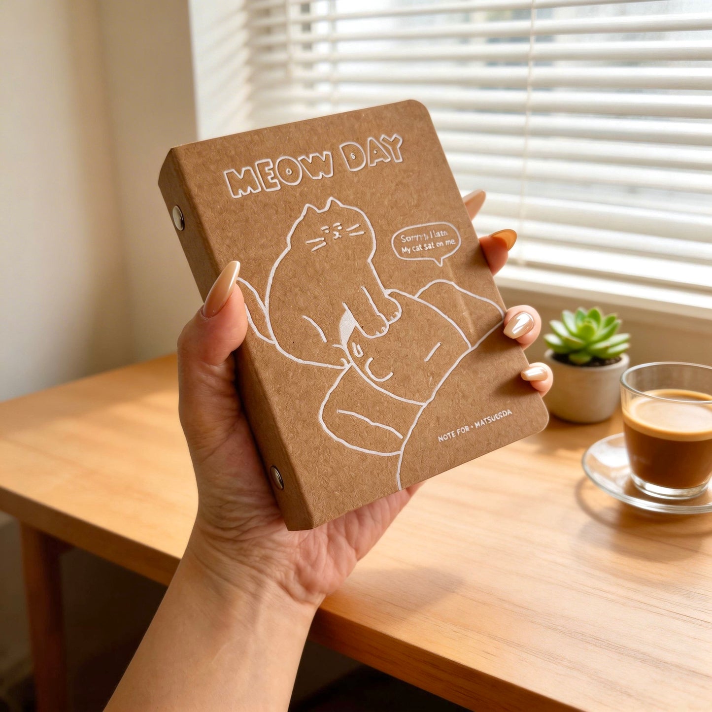 Pocket-Sized Hardcover All-in-One Creative Cat Journal