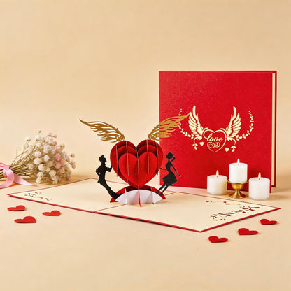 3D Pop-Up Passionate Love Card Valentine's Day Card