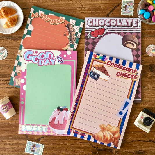 Notepads | American Retro Sweets Series | Large-A5