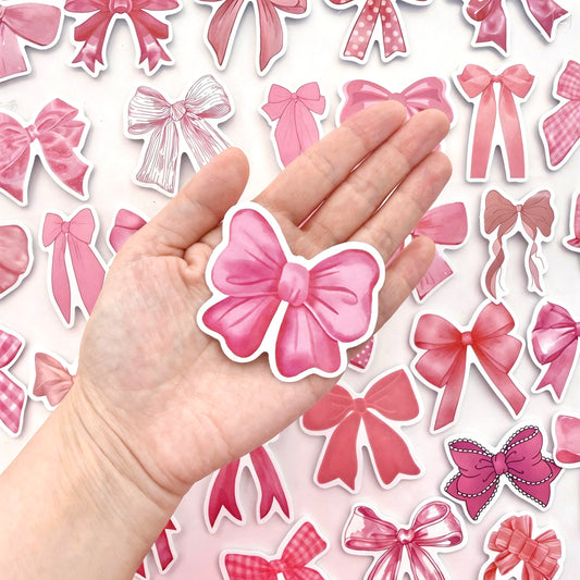100 Pcs Individual Stickers | Bow-tiful Days
