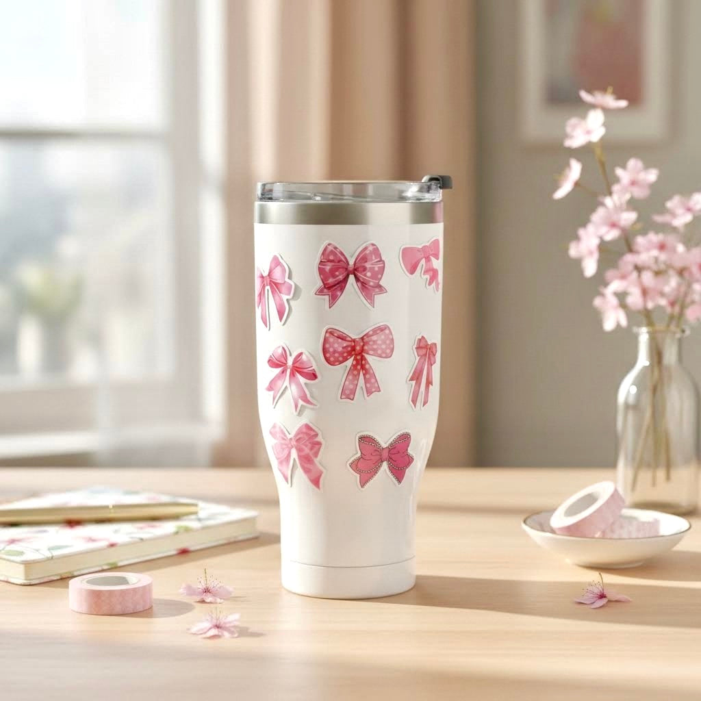 100 Pcs Individual Stickers | Bow-tiful Days