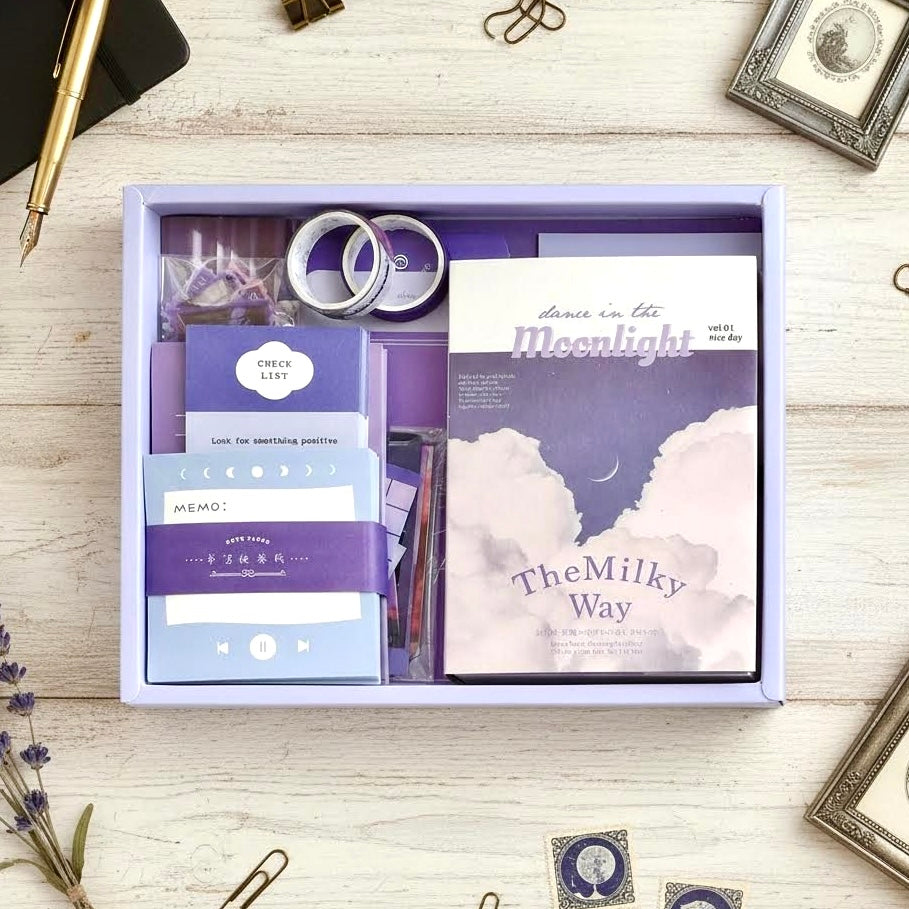 Vintage Artistic Planner Gift Set - Letter From The Moon Edition