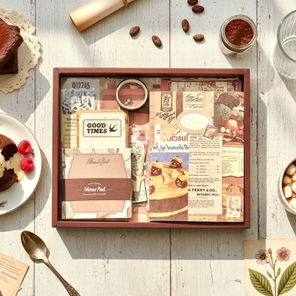 Vintage Artistic Planner Gift Set - Cocoa Brownie Edition