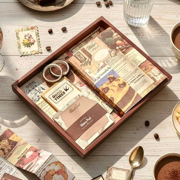 Vintage Artistic Planner Gift Set - Cocoa Brownie Edition