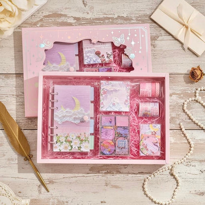 Lumière Reverie Art Journaling Gift Set - Moonlit Floral Sea Edition
