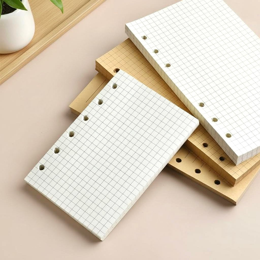 A5/A6 6-Hole Refill Sheets | Essential Planner Inserts