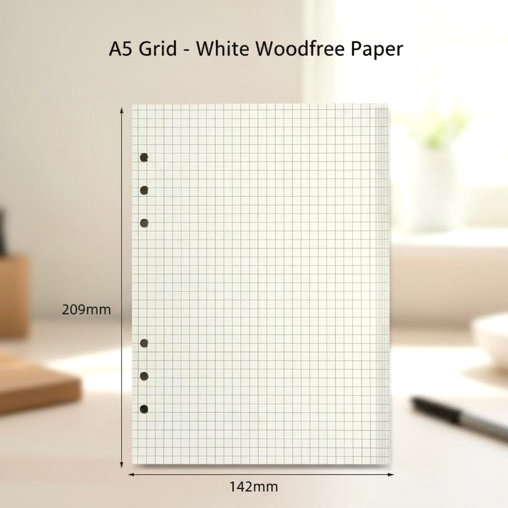 A5/A6 6-Hole Refill Sheets | Essential Planner Inserts