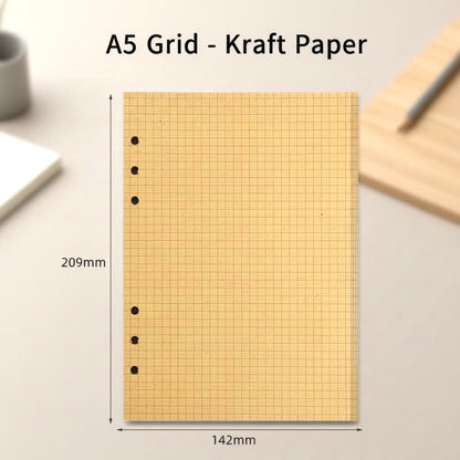 A5/A6 6-Hole Refill Sheets | Essential Planner Inserts