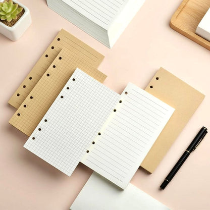 A5/A6 6-Hole Refill Sheets | Essential Planner Inserts