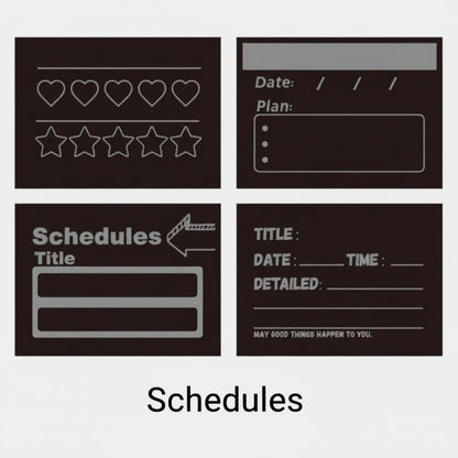 Classic Rectangular Wooden Stamp – Mix & Match Patterns