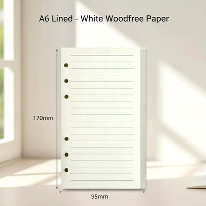 A5/A6 6-Hole Refill Sheets | Essential Planner Inserts