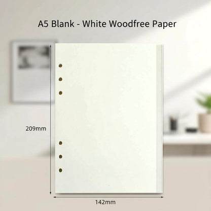 A5/A6 6-Hole Refill Sheets | Essential Planner Inserts