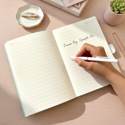 A5 | PU Leather Hardcover | Flower Candy Series Notebook with Scalloped Magnetic Closure