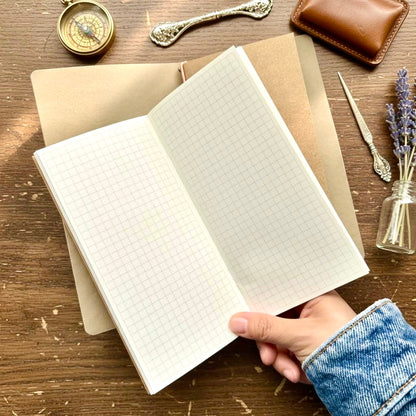 A6 | PU Leather Cover | Embossed Floral Series Journal Notebook with Strap
