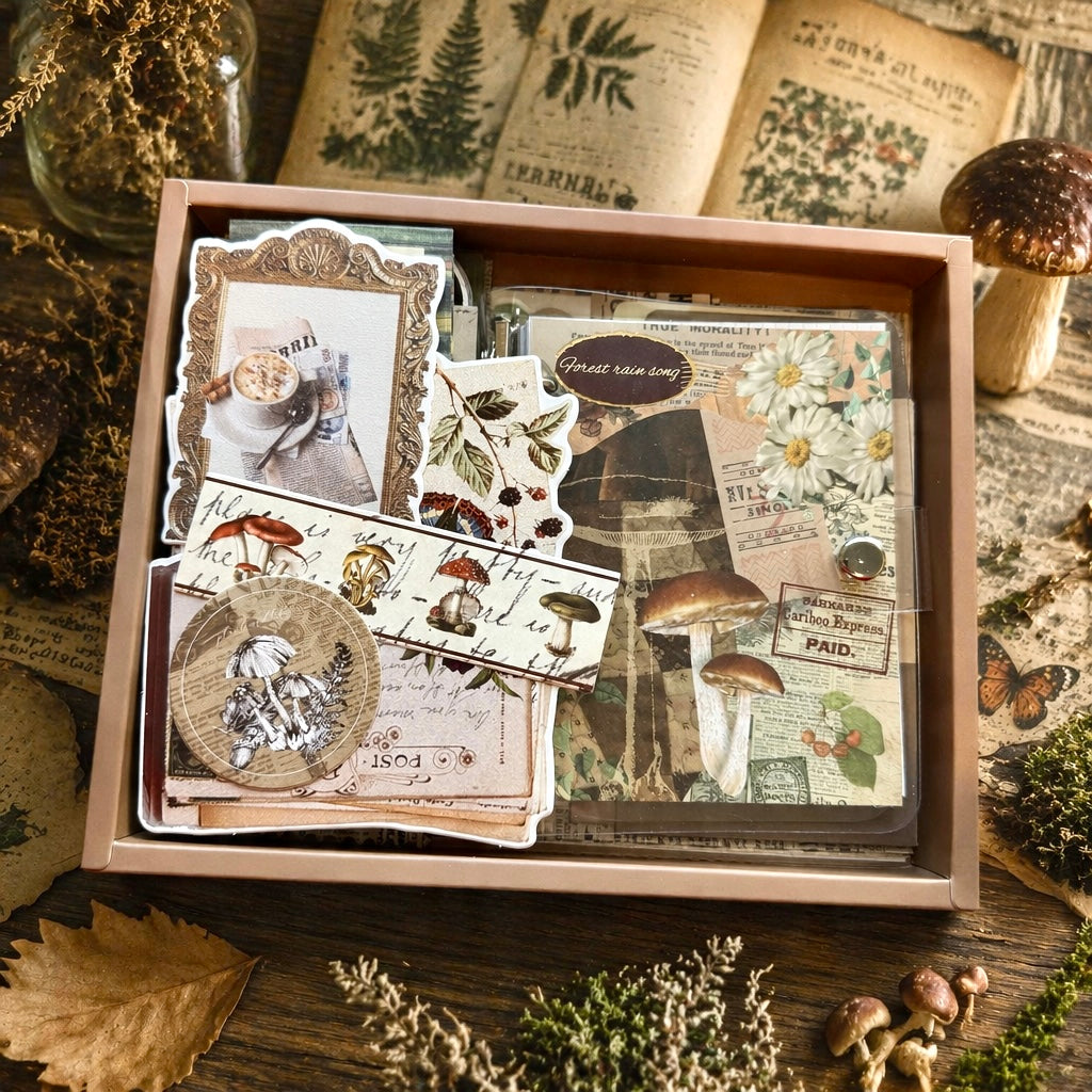 Woodland Forest Rain Song Journal Gift Set