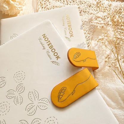 A5 | Faux Leather Hardcover | Golden Clover Series with Magnetic Closure