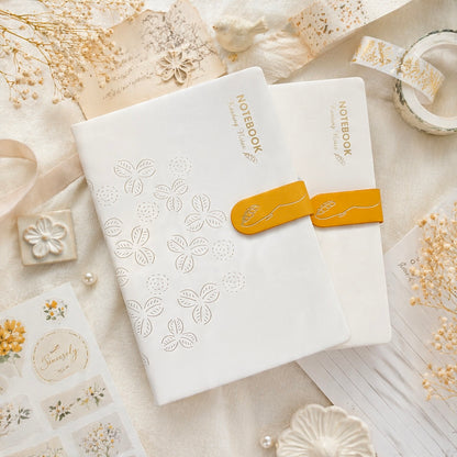 A5 | Faux Leather Hardcover | Golden Clover Series with Magnetic Closure