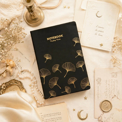 A5 | Faux Leather Hardcover| Ginkgo Leaf Series