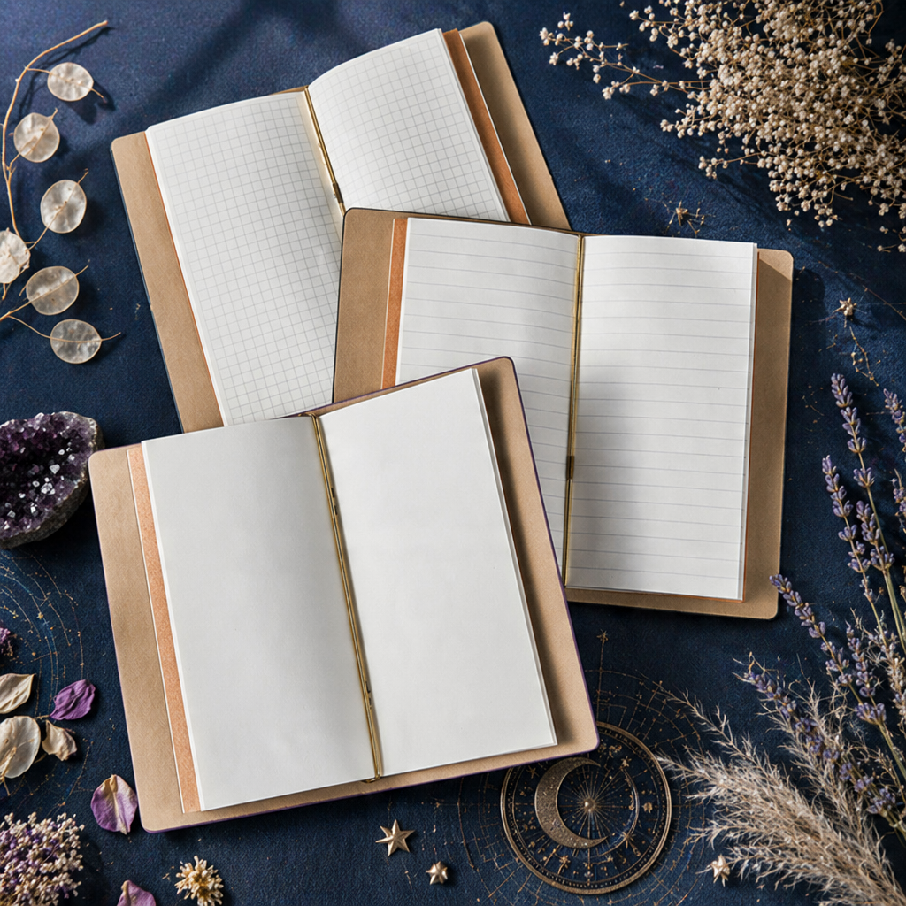 A6 | PU Leather Cover | Constellation Series Journal Notebook with Strap
