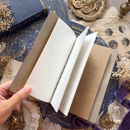 A6 | PU Leather Cover | Constellation Series Journal Notebook with Strap