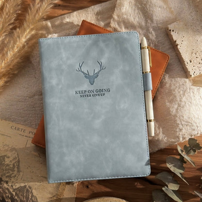 A5 & B5 | Faux Leather Hardcover | Keep On Going Collection with Pen Loop