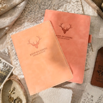 A5 & B5 | Faux Leather Hardcover | Keep On Going Collection with Pen Loop