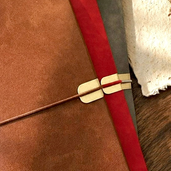 A6 | Soft PU Leather | Refillable Notebook - Deep Vintage Series with Elastic Strap