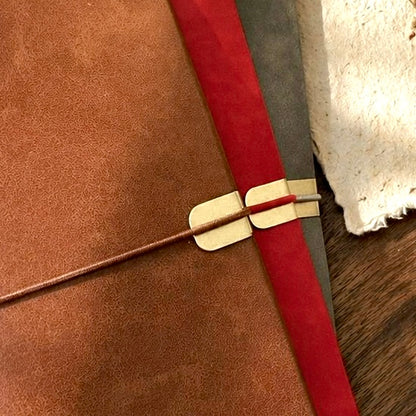 A6 | Soft PU Leather | Refillable Notebook - Deep Vintage Series with Elastic Strap