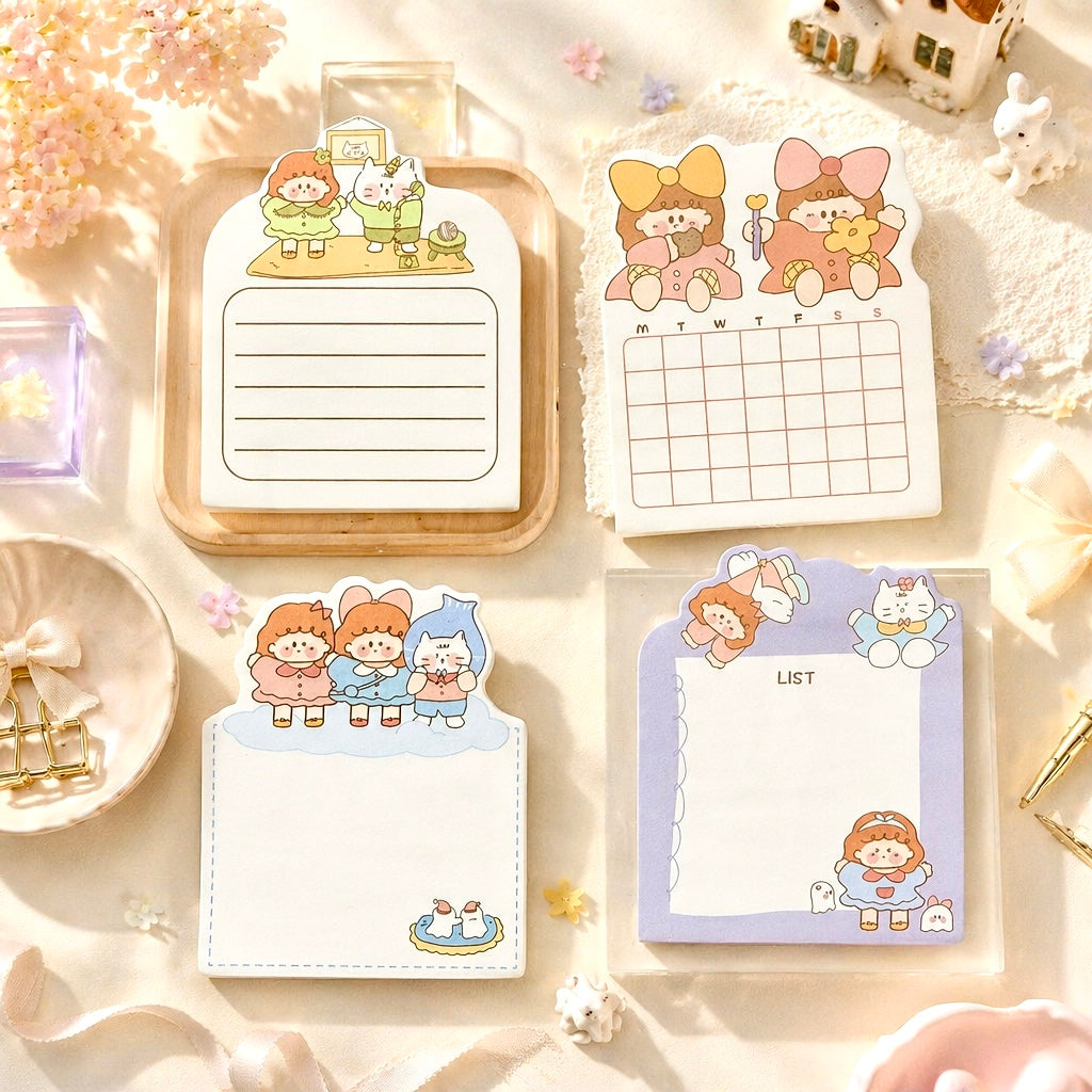 4 Pack - Sweet Millie Korean Style Sticky notes
