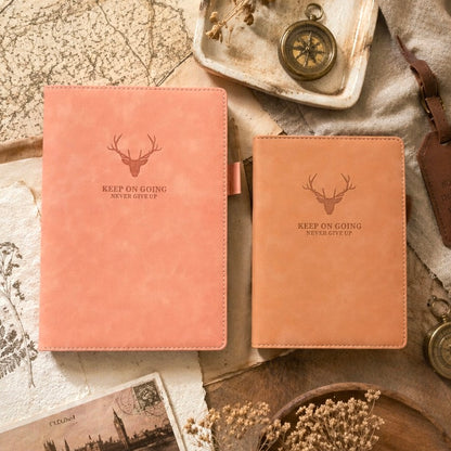 A5 & B5 | Faux Leather Hardcover | Keep On Going Collection with Pen Loop